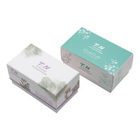 Base de couvercle en carton recyclable personnalisée écologique très vendue conception populaire pour les chaussettes emballage cadeau avec logo