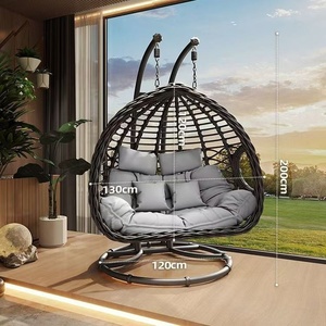 Fauteuil suspendu romantique en bambou, hamac berceau, <span class=keywords><strong>balançoire</strong></span> de balcon, chaise à bascule, fauteuil de relaxation intérieur, fauteuil <span class=keywords><strong>nid</strong></span> <span class=keywords><strong>d</strong></span>'<span class=keywords><strong>oiseau</strong></span>, <span class=keywords><strong>pour</strong></span> <span class=keywords><strong>adulte</strong></span> extérieur - Product Image 2