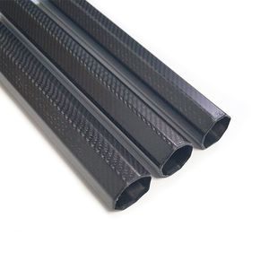 Tubo de Fibra de Carbono Popular de Alta Calidad, Moldeado en Fibra de Carbono 3k Twill, Tubo Ligero de Fibra de Carbono de 50mm - Product Image 1