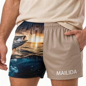 Fabricant de shorts de football australien sur mesure, shorts d'équipe de rugby à séchage rapide avec poches - Product Image 1