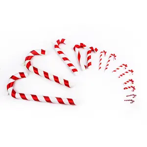 Set von 10 Christmas Candy Cane Christmas Tree Hanging Ornaments Decoration Christmas Candy Cane