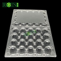 Vente en gros bon marché 4/6/8/12/15/24/30 blister en plastique plateau d'oeufs de caille en plastique emballage en vente