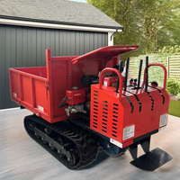 Vente chaude 2ton/3ton/4ton/6ton/8ton 750kg Petit Camion Transporteur Sur Chenilles Haute Performance Mini Dumper