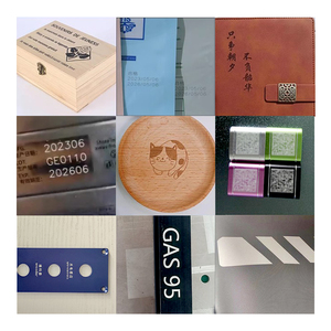 Machine de marquage <span class=keywords><strong>laser</strong></span> CO2 en ligne haute vitesse 30W 40W 60W pour bouteilles PET, bois, papier, cuir - Product Image 6