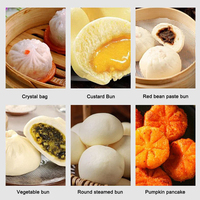 Machine à brioches à vapeur automatique Mantou industrielle et Baozi avec système avancé de presse à pâte pour boulangerie