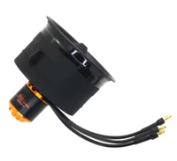 Moteur sans balais à hélices cannelées Waillynice 50 mm EDF 12 pales QF2611 PRO 3300-5000 KV pour avion RC