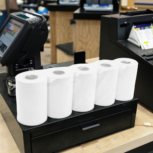 Ücretsiz Numune Isıya Duyarlı Termal Kağıt Ruloları 70g 57*30mm Özelleştirilmiş Paket Kredi Kartı için Nakit Fiş Kağıt Rulosu Fabrika - Product Image 5