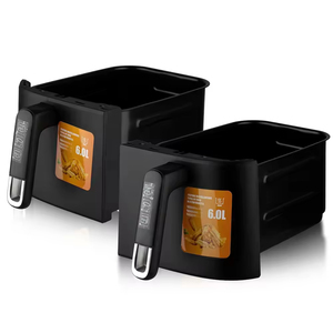 12L Multifunctional Healthy Oil Free Dual <b>Baskets</b> Digital <b>Air</b> <b>Fryer</b> Oven Electric Smart <b>Air</b> <b>Fryer</b> With <b>2</b> Independent <b>Baskets</b> - Product Image 3