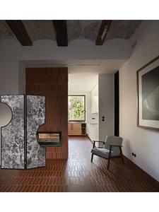 Paravent <span class=keywords><strong>Renai</strong></span> à broderie double face 'Ruyi Castle' en bois massif ajouré, pour séparation d'espace domestique, salon, salle de thé chinoise, entrée - Product Image 5