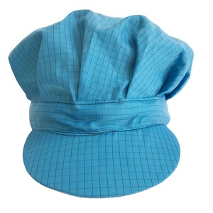 98% Polyester + 2% Dây Dẫn Điện Nhà Máy Điện Tử Phòng Sạch Mũ Chống Tĩnh Điện Mũ Công Nhân ESD, Mũ Làm Việc ESD Mũ Sạch ESD @ - Product Image 3
