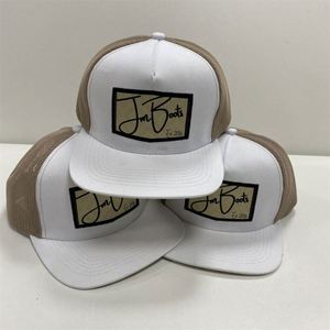 Gorra Trucker Personalizada de Alta Calidad con 5 Paneles, Parche Bordado con Logotipo, Malla y Cierre a Presión, Gorras de Algodón de Dos Tonos, Gorras Trucker al por Mayor - Product Image 1