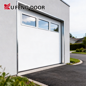 Portes <span class=keywords><strong>de</strong></span> <span class=keywords><strong>garage</strong></span> <span class=keywords><strong>en</strong></span> panneaux <span class=keywords><strong>d</strong></span>'acier à bas <span class=keywords><strong>prix</strong></span>, anti-pincement, isolées, avec fenêtres, pour entrepôt - Product Image 1