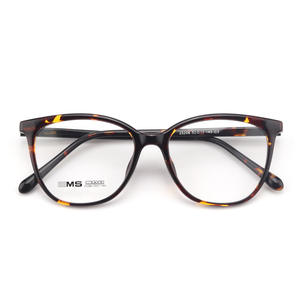 Montures de lunettes ovales Ms 25206, monture intégrale, verres en résine, unisexe, style rétro confortable, matériau Tr90 - Product Image 2