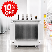 Transformateur de puissance immergé dans l'huile à noyau en alliage amorphe MV/HV 1800KVA 3000KVA à enroulement en cuivre pour usine industrielle