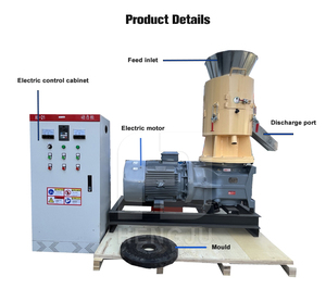 100 kg/giờ đa chức năng phẳng chết cứng thông gỗ sồi mùn cưa gỗ rơm Máy làm viên phẳng - Product Image 5