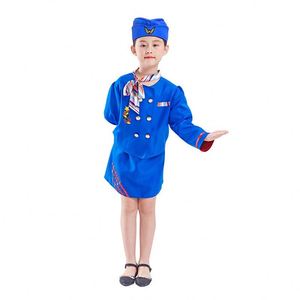 <span class=keywords><strong>Disfraz</strong></span> de fiesta de Carnaval para niños y niñas, <span class=keywords><strong>disfraz</strong></span> de <span class=keywords><strong>azafata</strong></span> de avión para Halloween, HCBC-023 - Product Image 4
