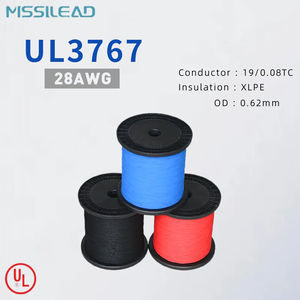 टिन्टेड तांबे का तार अल्367 28wg xlpe इन्सुलेशन हुक अप विद्युत तार केबल 30 वी 105 सेल्सियस 19 कोर फंसे तार - Product Image 2