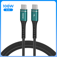 Câble USB C vers USB C 100W 5A, charge rapide PD, nylon tressé, avec puce E-Mark pour MacBook Pro M3 M2 iPad Pro