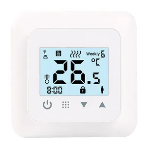 Termostat WIFI cerdas Digital terbaru, termostat pemanas lantai, sistem pemanas air, mendukung aplikasi Tuya rumah pintar