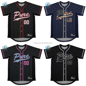 Camiseta <span class=keywords><strong>de</strong></span> Béisbol Personalizada con Franjas, Nombre del Equipo, Número y Logotipo, <span class=keywords><strong>para</strong></span> Hombres, Mujeres, Jóvenes y Niños, Regalos <span class=keywords><strong>para</strong></span> Softbol - Product Image 2