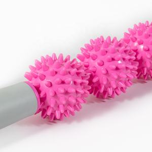 ONESTARSPORTS # 新着 + # 新しいトレンドの安い工場価格マッサージローラーヨガスティック3つまたは5つのボールとスパイキーなマッサージバー - Product Image 4