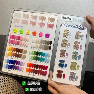 ชุดเจลทาเล็บ ZRK 80 สี มินิแบร์  ปราศจากสาร TPO และ HEMA ติดทนนาน ล้างออกได้ด้วยน้ำยาล้างเล็บ ใช้กับหลอด UV/LED สำหรับขายส่ง - Product Image 2