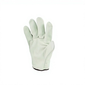 HOLY SIGNS INTERNATIONAL HSI-0018 EN420 Certified Leather <b>Driver</b> Safety <b>Gloves</b> Elastic Wristlet Durable Abrasion Resistant Fire - Product Image 2