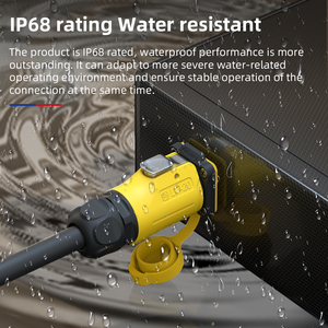 Cnlinko พลาสติก RJ45 LP20กันน้ำวงกลมขั้วต่อการบินขั้วต่อสัญญาณกันน้ำ RJ45 - Product Image 5