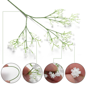Ramo de Gypsophila artificial, flores falsas de plástico, ramo de mano para novia, adornos decorativos para boda, hogar, venta al por mayor - Product Image 6