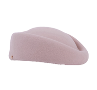 A102101 100% Gorro de fieltro de lana Gorro de boina de mujer de alta calidad Sombrero de invierno de moda retro británico Sombrero formal