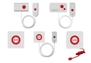 Wireless Waterproof Nurse Call System Hospital Clinic Bathroom Elderly Emergency Button Pull Cord SOS Panic Button