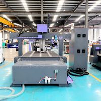 Máquina roteadora CNC de 4 eixos para carpintaria Cabeça oscilante de 180 graus para molde 3D, molde para escultura e matriz