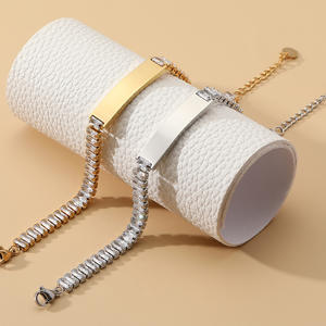 Bracelet Chaînette en Perles pour Homme et Couple « Best Friend », Acier Inoxydable, Bracelet d'Amour à Distance pour Homme - Product Image 1