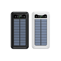 Banques d'alimentation solaires étanches haute capacité 20000mAh Chargeur de banques d'alimentation avec support