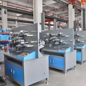 Machine d'impression rotative flexographique à grande vitesse JS-1041B, nouvelle, <span class=keywords><strong>4</strong></span>+1 <span class=keywords><strong>couleurs</strong></span>, double face, structure empilable, étiquette de soin - Product Image 4