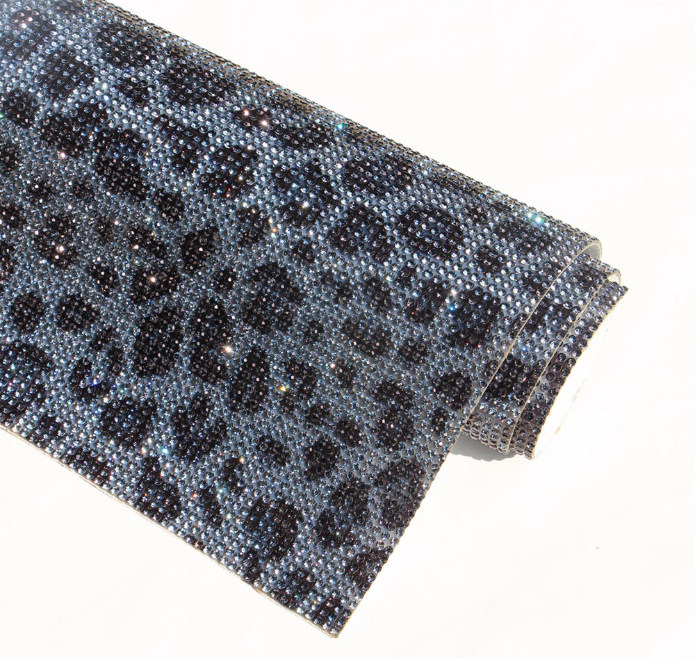 Imprimé léopard bleu encre