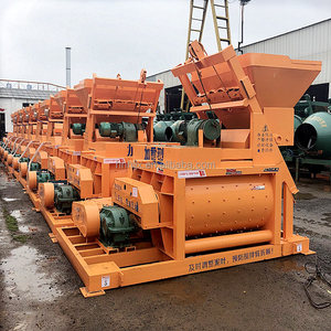 JS500 Betonmischer mit Doppelwelle 25m³ pro Stunde Elektrische Zementmischmaschine zum Fabrikpreis - Product Image 3