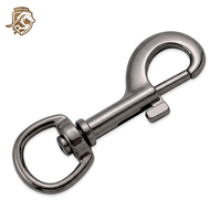 HORSE LOVE 16*79mm 102169 Mousqueton pivotant en zinc, style simple, couleur et design personnalisés