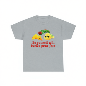 Camiseta con diseño de meme divertido y sarcástico: El Consejo decidirá tu destino, regalo con diseño irónico. - Product Image 2