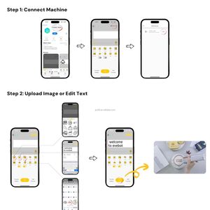 EVEBOT - Bolígrafo Impresor 3D de Alimentos Portátil, Impresora de Pasteles DIY, Máquina de Impresión Comestible para Galletas, Pan, Café, Latte Art - Product Image 4
