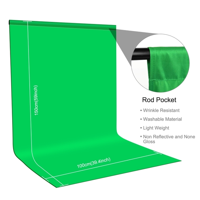 Wholesale PULUZ 1m X 1.5m Photography Background Photo Studio Background Cloth Backdrop White Background Photography