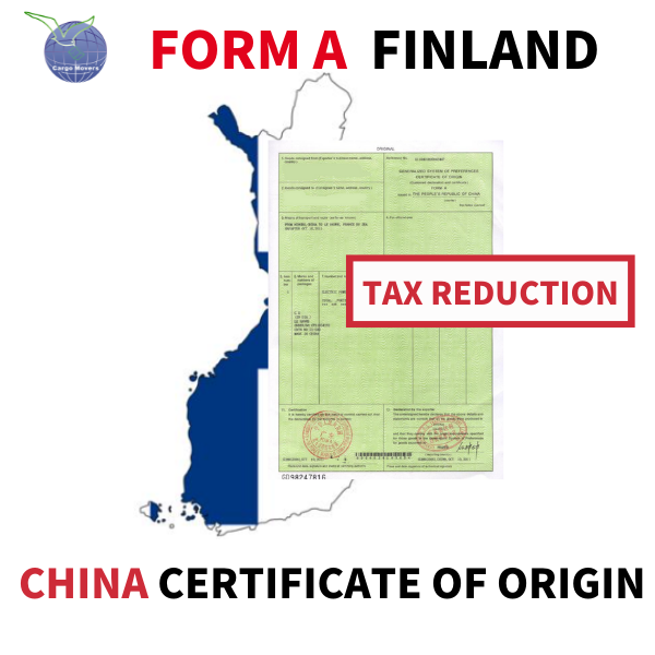 Сертификат происхождения для импорта Финляндии