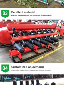 Venta Directa de Fábrica China: Filtros de Arena de Cuarzo de Una o Dos Etapas, de Acero Agrícola, con Retrolavado Manual/Automático, para Goteo - Product Image 4