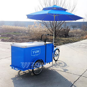 Great Manufacturers Wholesale <b>Small</b> Food Snack Trolley Cart Fast Food Handcart with <b>Wheels</b> - Product Image 4