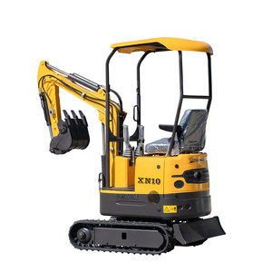 Mini-excavatrice sur chenilles <span class=keywords><strong>Rhino</strong></span> XN10, fabrication chinoise, certification CE/ISO, garantie 1 an, moteur, pompe et boîte de vitesses haute efficacité - Product Image 1