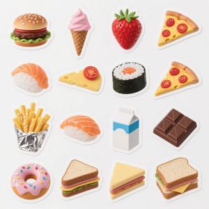 Hojas de Etiquetas Adhesivas con Logotipo Personalizado, Impresión de Vinilo, Etiqueta Adhesiva Impermeable para Alimentos - Product Image 1