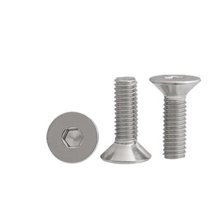 Stainless Steel Countersunk Head Hex Bolts 40mm Length Grade A Hand Twisting - Product Image 2
