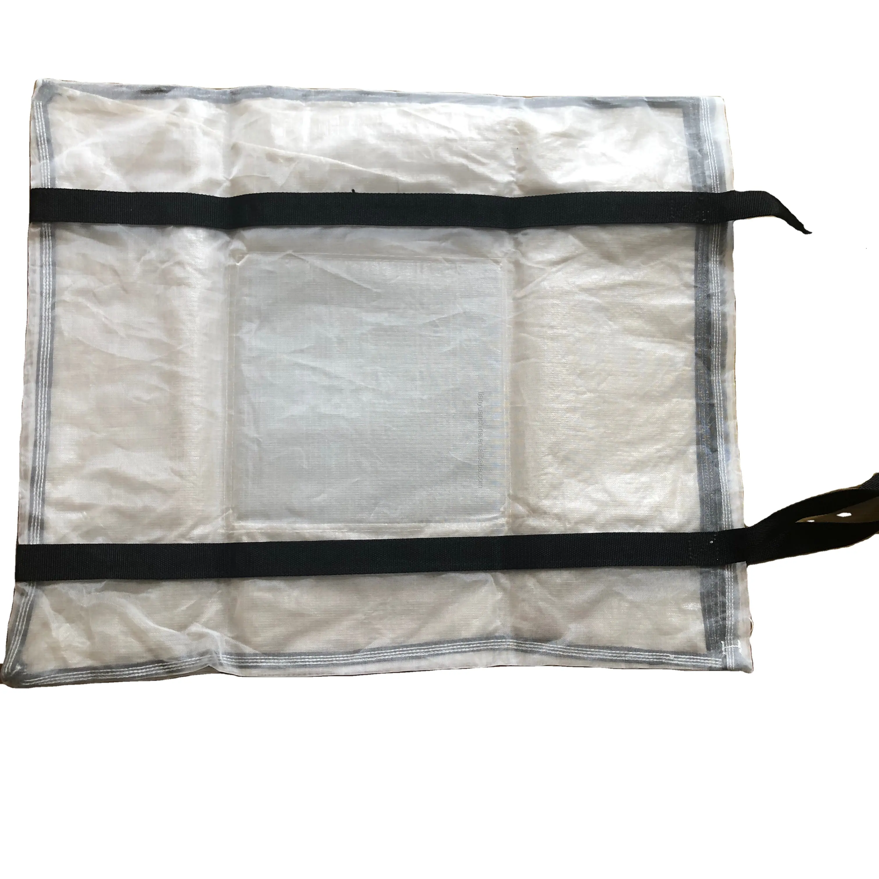 La logistica del corriere bianco tessuta monofilamento dei PP raccoglie i sacchetti di smistamento della lavanderia di consegna