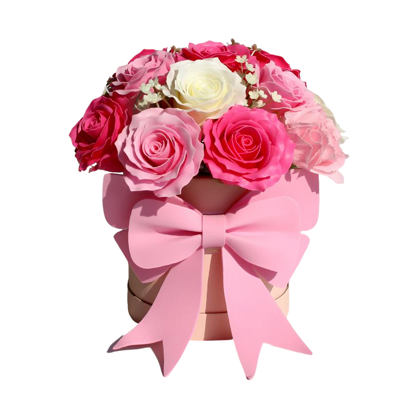 abbraccio secchiello manta-rosa rosa