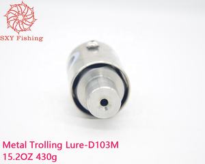 SXY pêche nouveau 2026 métal pêche à la traîne leurre gros jeu leurres appâts de pêche roi taille leurre en acier inoxydable tête appât 15.2OZ D103M 430g - Product Image 6